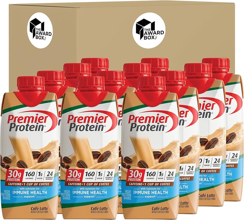 Premier Protien | 30g Protein Shake Shake Café Latte 11 Fl oz each in The Award Box Packaging - ... | Amazon (US)