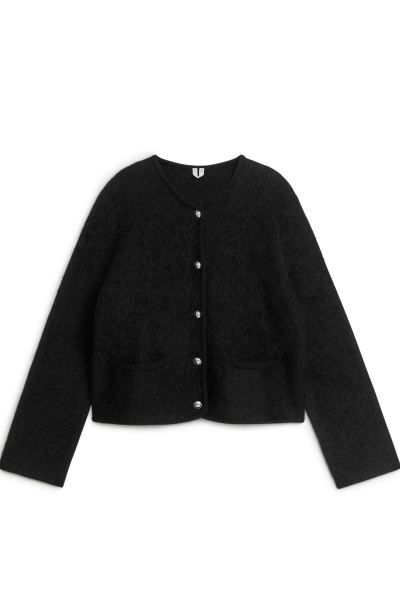 Knitted Mohair Jacket | H&M (UK, MY, IN, SG, PH, TW, HK)