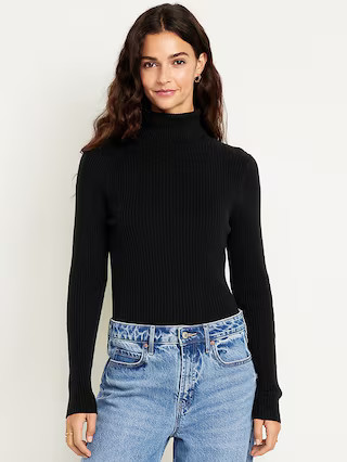 SoSoft Lite Rib Turtleneck Sweater | Old Navy (US)