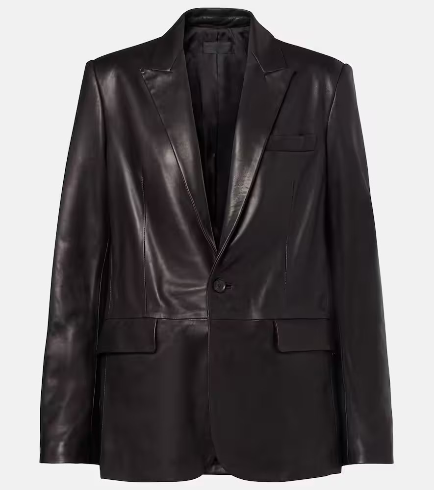 Nili Lotan Belmonde leather blazer | Mytheresa (UK)