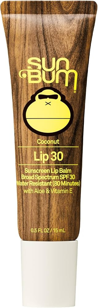 Sun Bum SPF 30 Sunscreen Coconut Lip Balm Sunscreen - Broad Spectrum Moisturizing with Aloe & Vit... | Amazon (US)