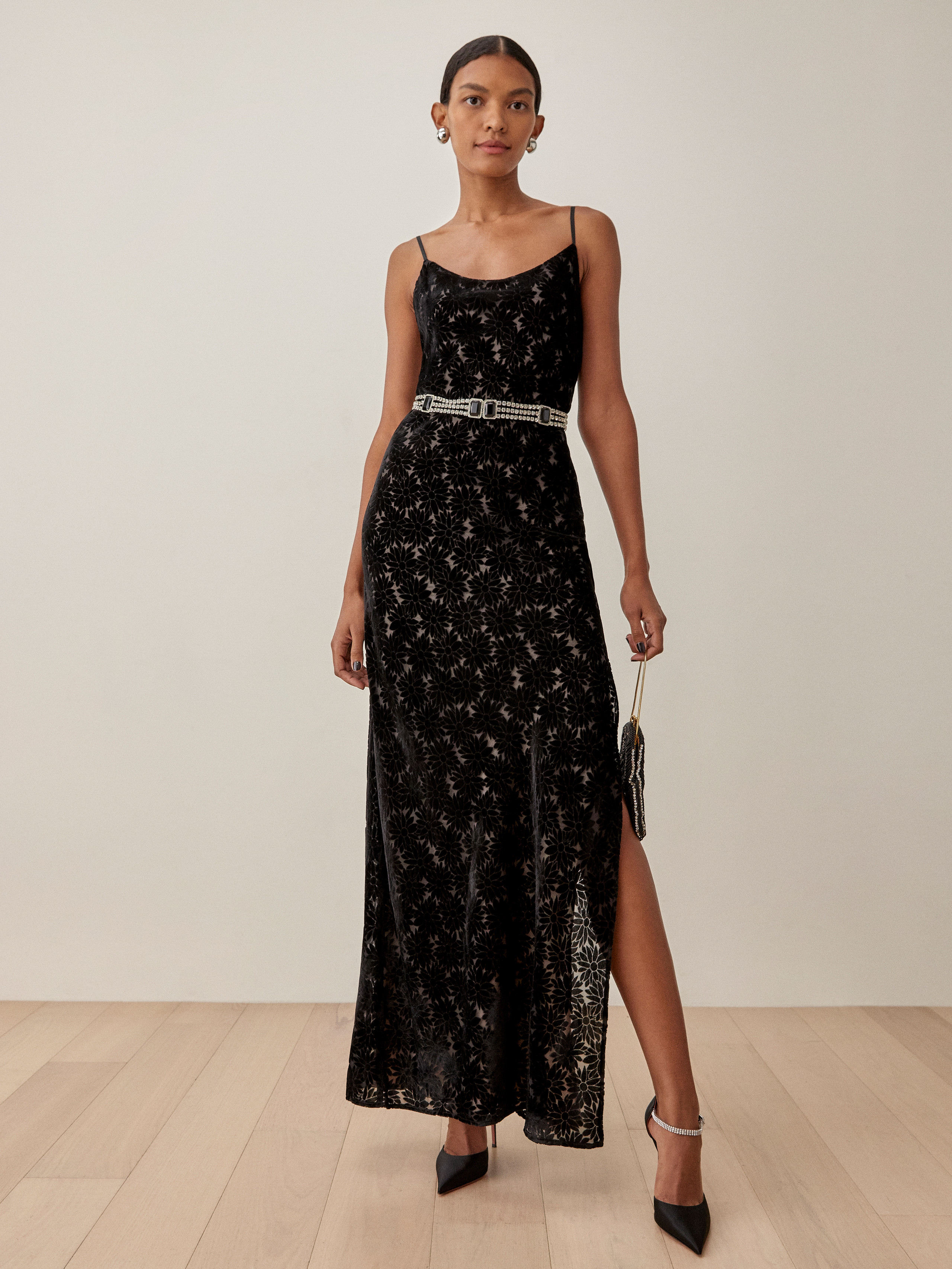 Symphony Velvet Dress | Reformation (Global)