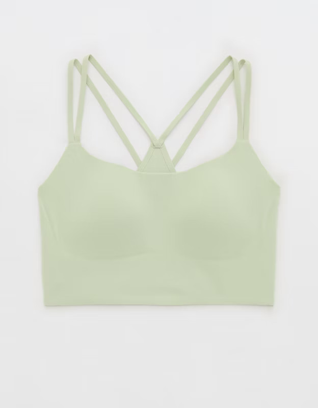 OFFLINE By Aerie Real Me Hold Up! Layered Sports Bra | Aerie