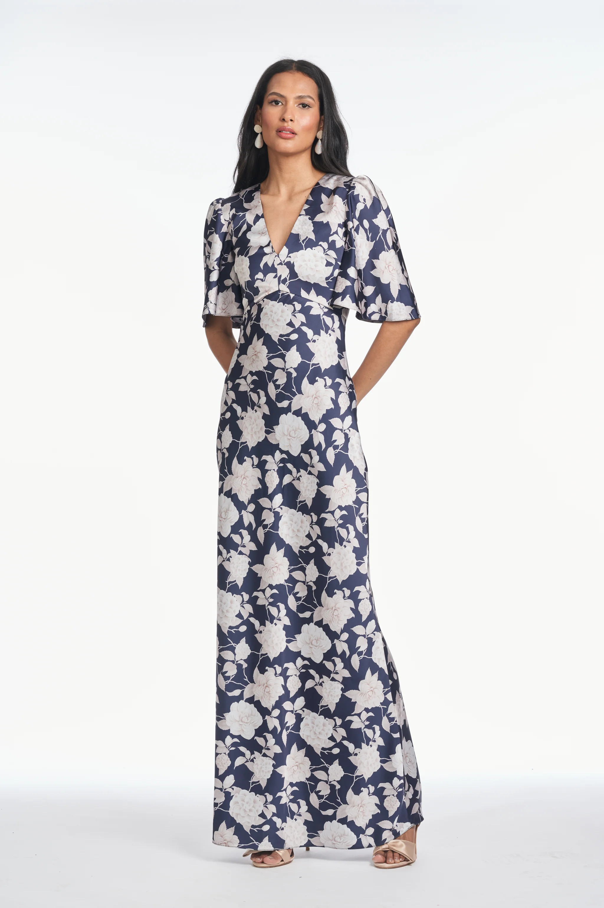 MAE GOWN - ALABASTER BEGONIA | Sachin and Babi