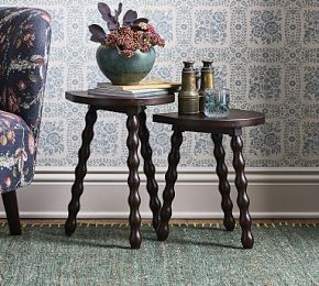 Half Round Nesting Tables, Set of 2 | GreenRow