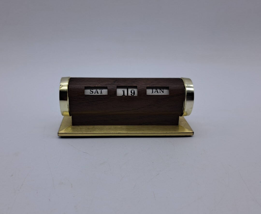 Vintage Brass Perpetual Calendar by Park Sherman - Etsy | Etsy (US)