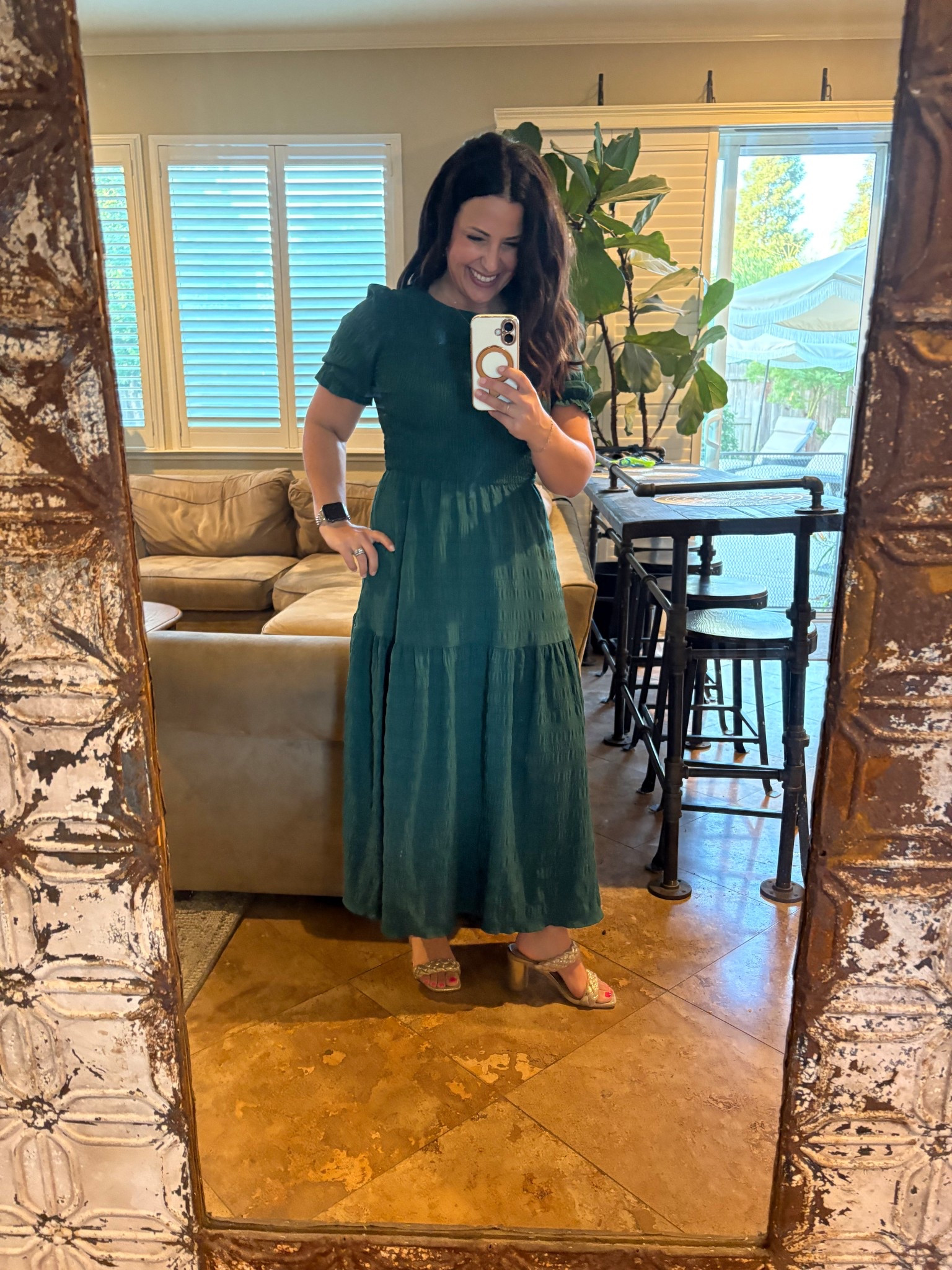 End of the school year festivities kicked off tonight with Awards Night! Wearing one of my favorite smocked dresses, with sleeves that is petite friendly. I’m 5’2” and wearing a small. 

Teacher style
Spring dress
Summer dress

#LTKOver40 #LTKSeasonal #LTKPetite