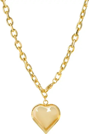 Large Puffy Heart Convertible Necklace | Nordstrom