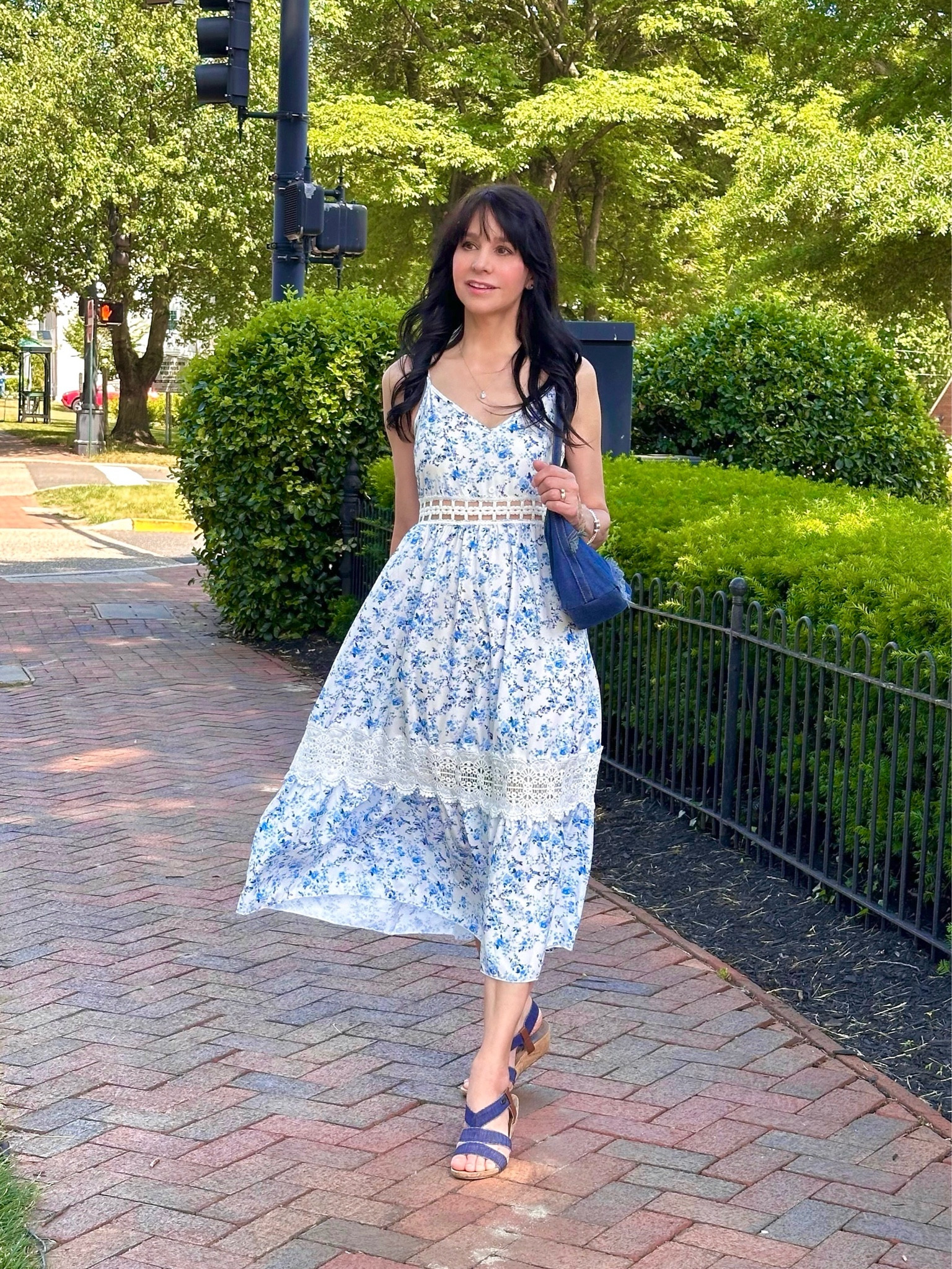 Perfect sundress for a warm and sunny day spent strolling through a small town street fair and flower shopping for our garden! Comes in 3 color options.