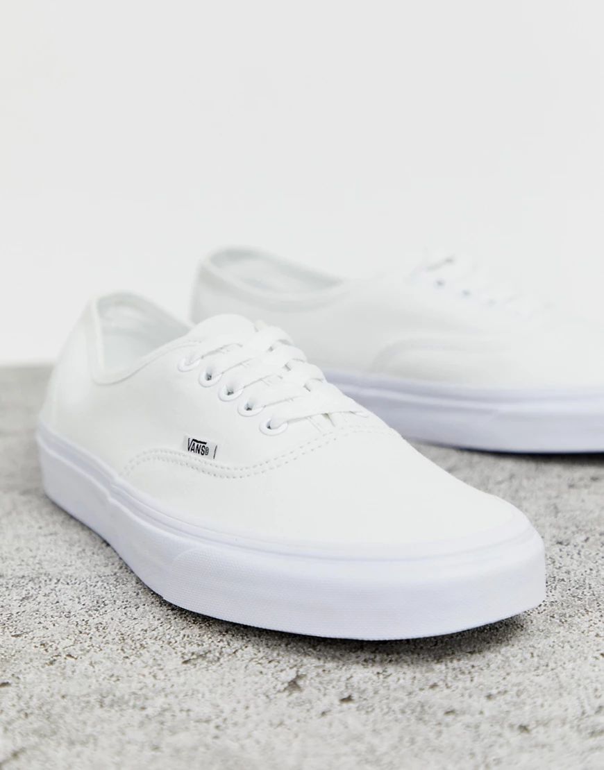 Vans Authentic sneakers in white | ASOS (Global)