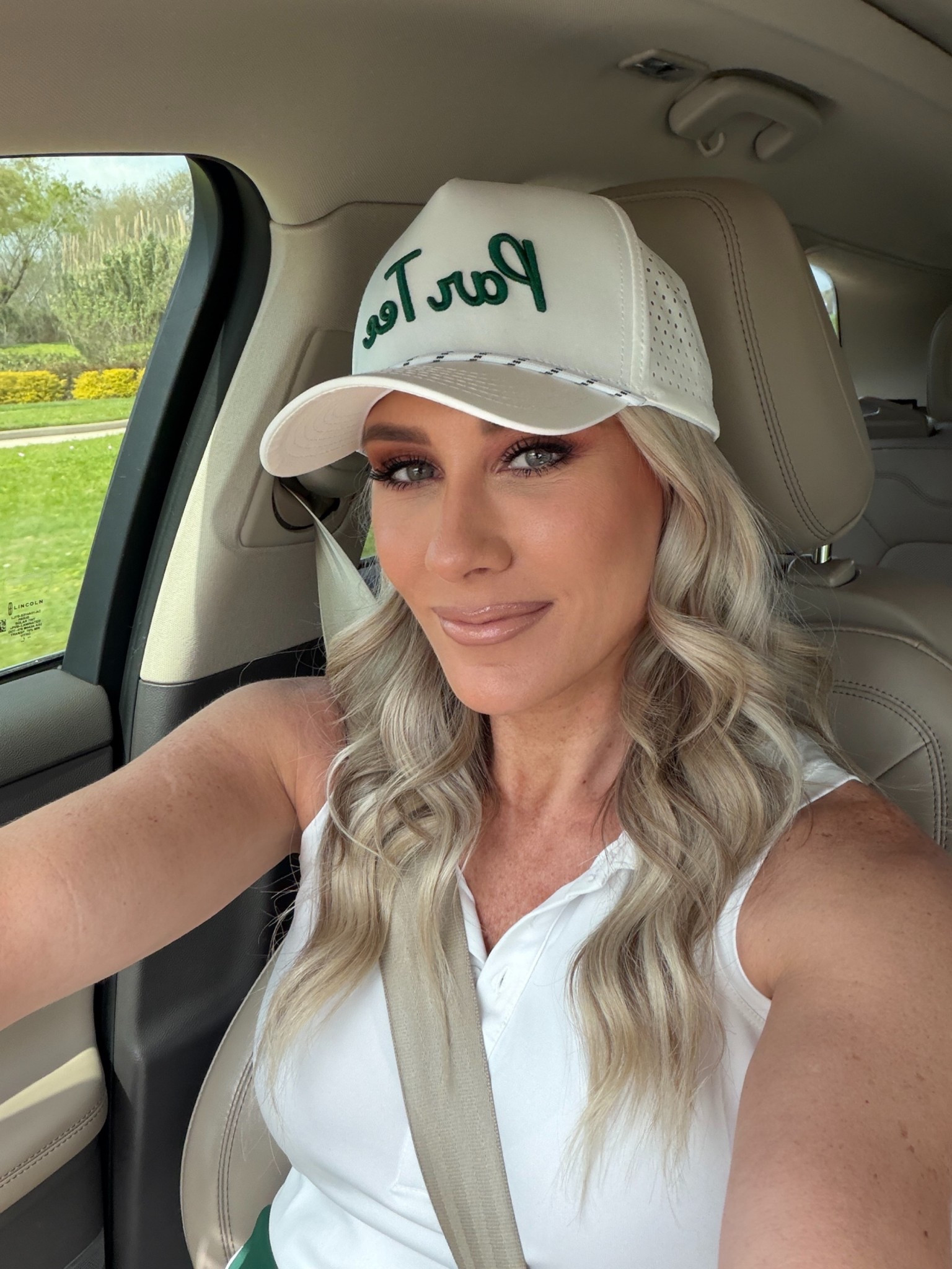 Par-tee hat. 

#LTKootd #LTKTravel #LTKActive