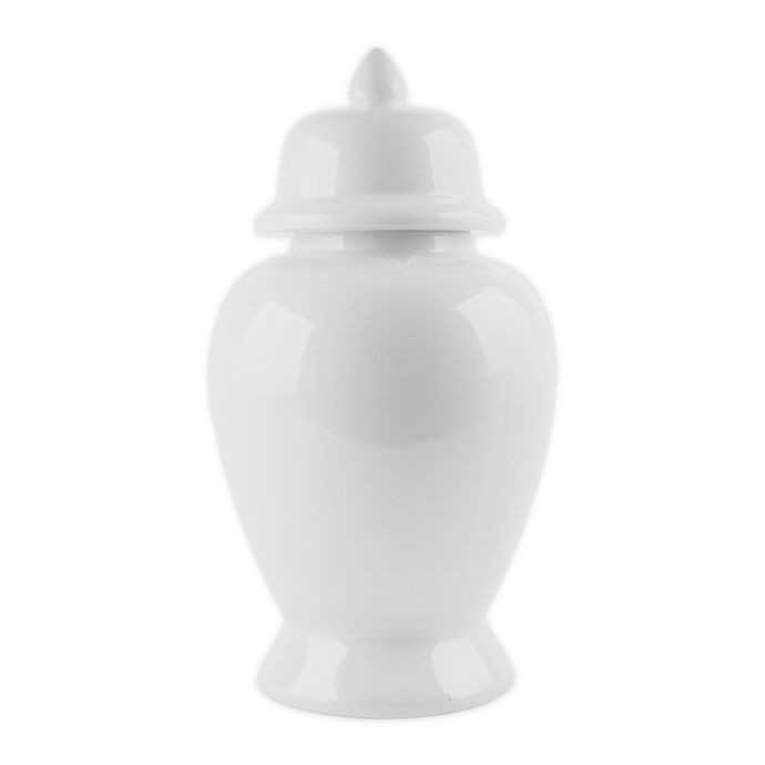 W Home Ginger Jar in White | Bed Bath & Beyond | Bed Bath & Beyond