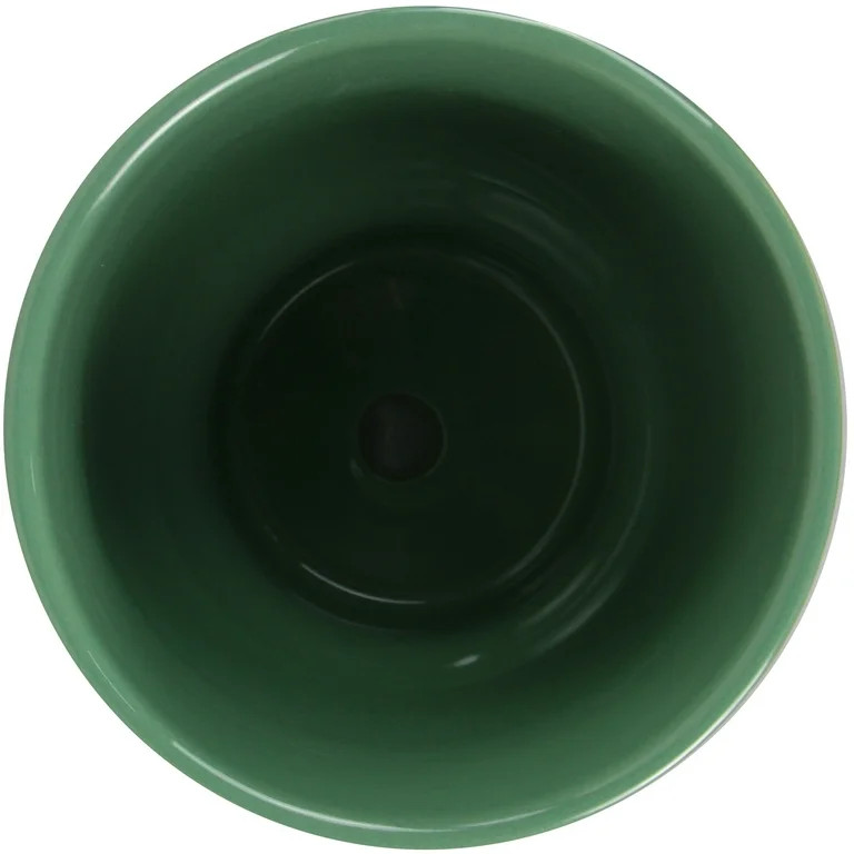 Mainstays 6in Green Petra Round Planter | Walmart (US)