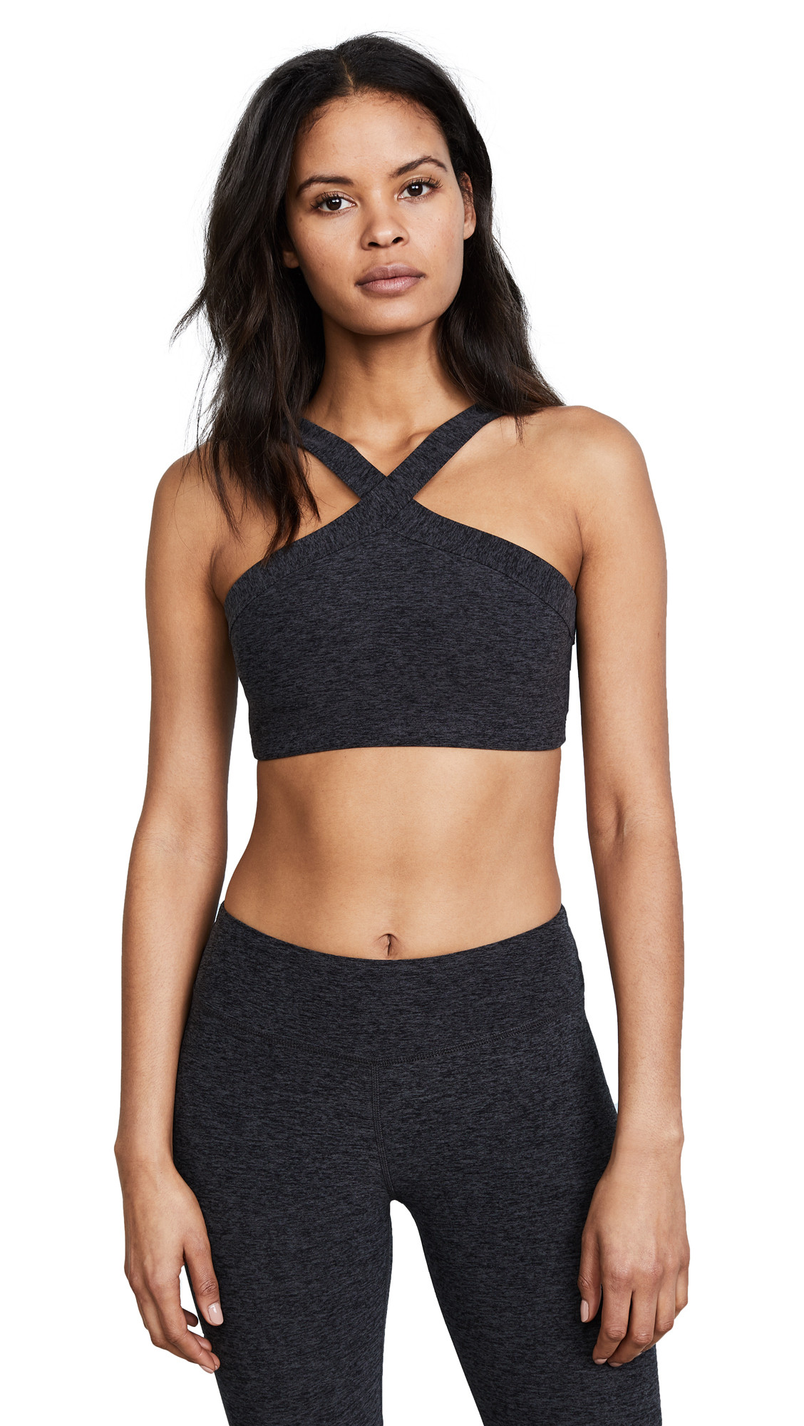 Beyond Yoga High Cut Crisscross Bra | Shopbop
