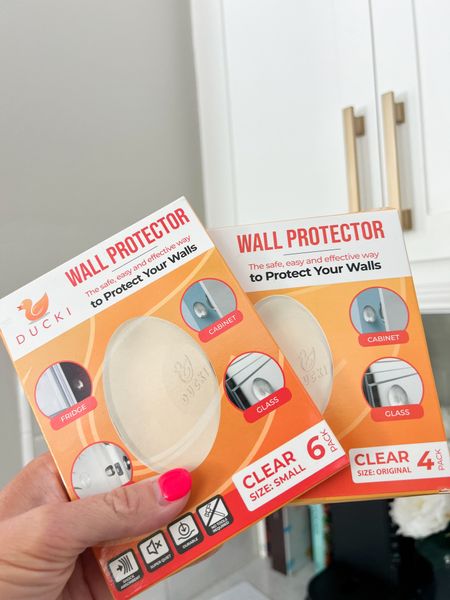 Alright y’all! This hack is too good not to share! Obsessing over these DUCKI Wall
protectors. My kids love to slam doors and cabinets, no matter how many times I say to stop.

These DUCKI Wall Protectors can be purchased off of Amazon and can be easily applied to any wall surface. Providing a protective barrier for your wall. 💛

#LTKKids #LTKHome #LTKFindsUnder50