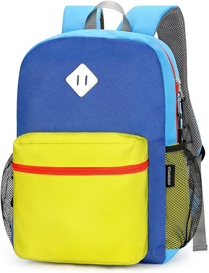 STEAMEDBUN Kids Backpack for Boys,Kindergarten Backpack for Toddler Boys Age 3-6 | Amazon (US)