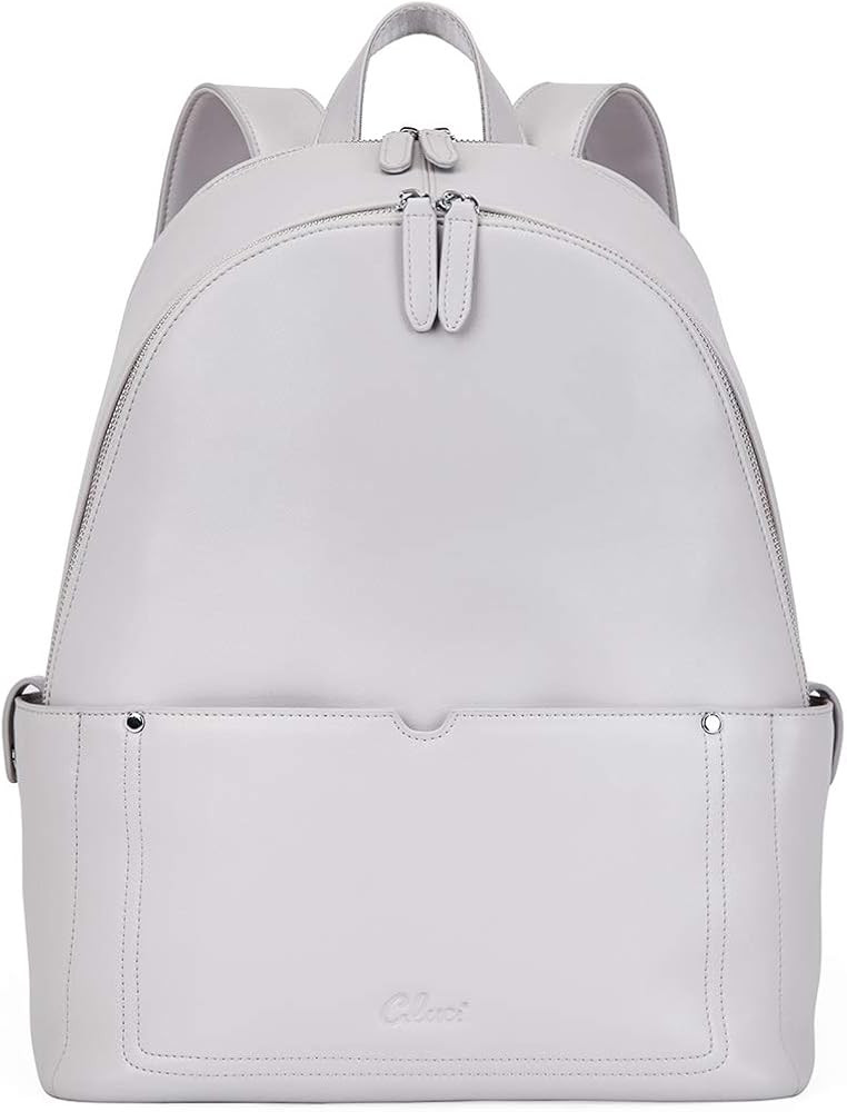 CLUCI Womens Laptop Backpack Leather 15.6 inch Computer Backpack Business Large Travel Daypack Vi... | Amazon (US)