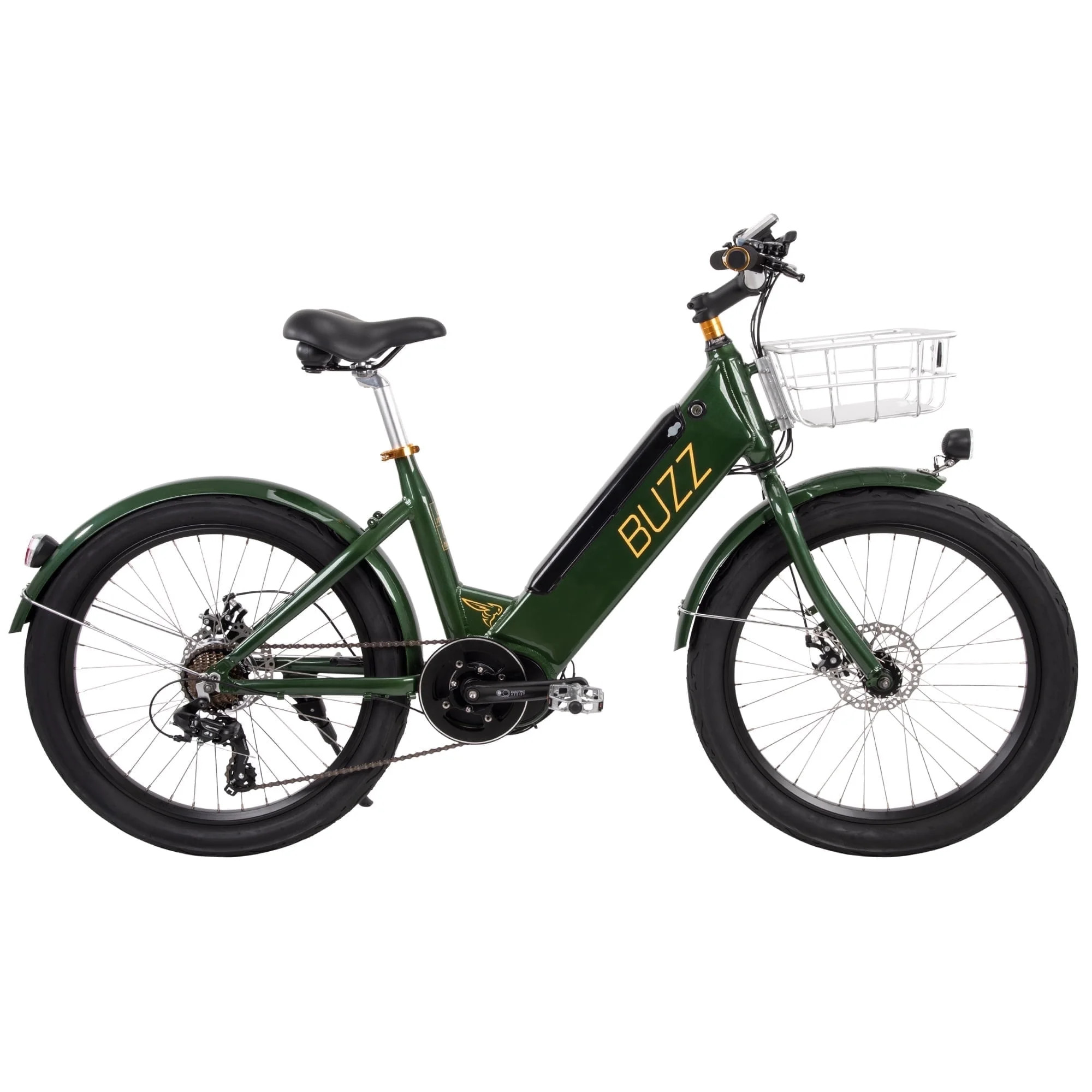 Buzz 24" Cerana 36V Electric Bike, Fits Riders 60"+, Gloss Green, Adult, Unisex - Walmart.com | Walmart (US)