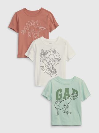 Toddler 100% Organic Cotton Mix and Match Graphic T-Shirt (3-Pack) | Gap (US)