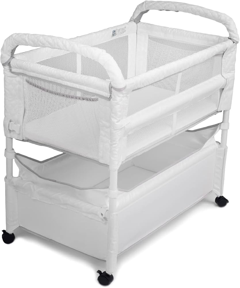 Arm’s Reach Clear-Vue Co-Sleeper Bedside Bassinet Featuring Clear Mesh Panels with Fold-Down Si... | Amazon (US)