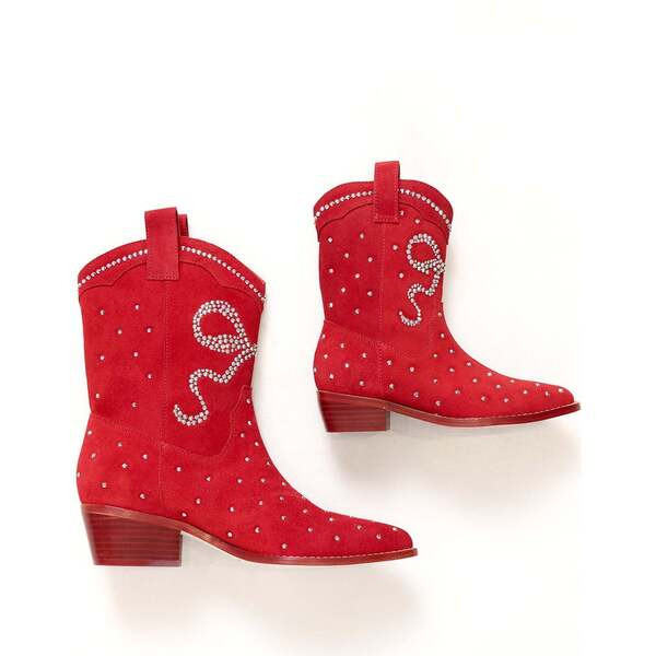 Mini Channing Bootie in Red | Maisonette