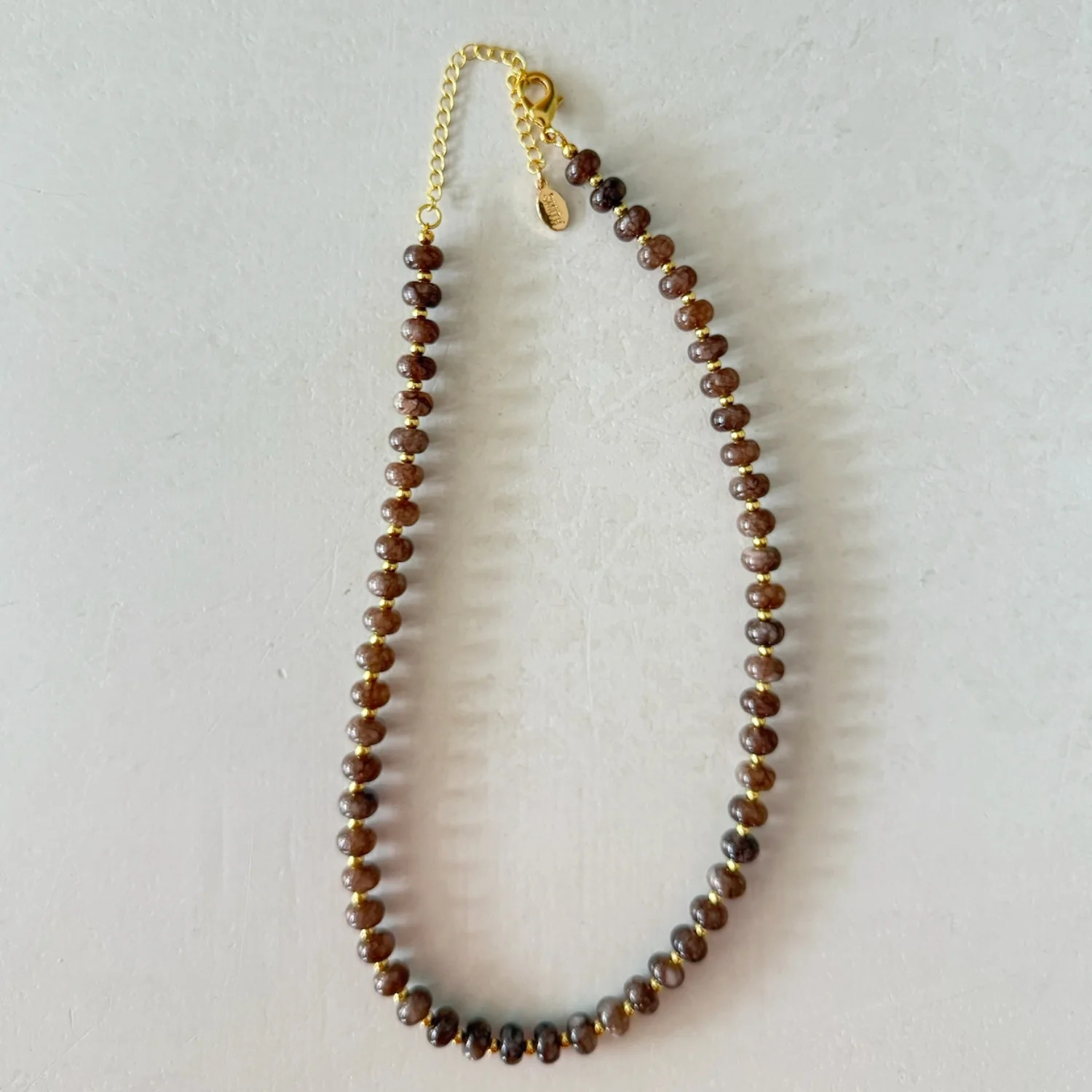 Sea Glass Necklace - Timber Brown | Smith and Co. Jewel Design