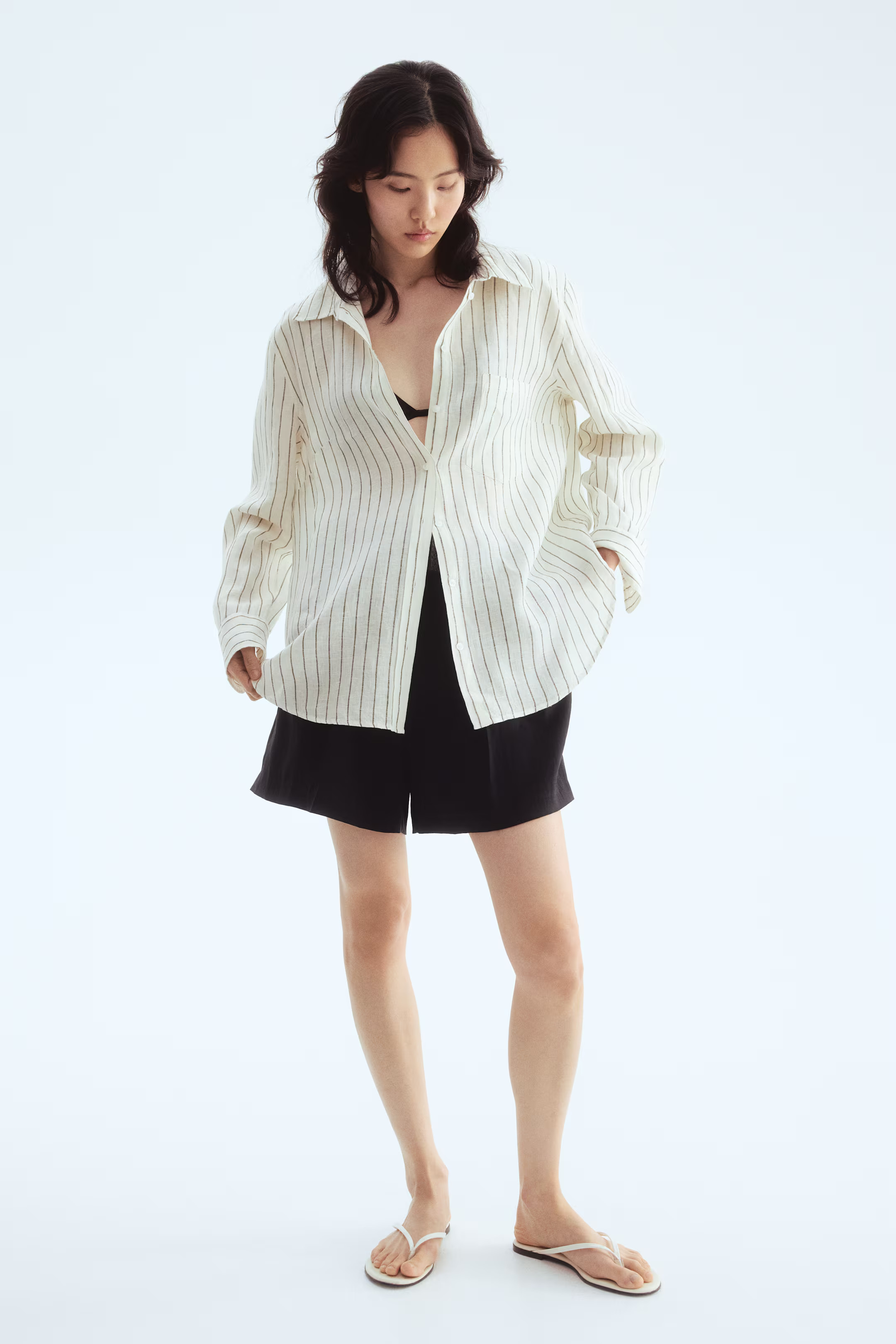 Linen shirt | H&M (UK, MY, IN, SG, PH, TW, HK)