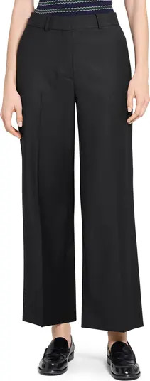 Sleek Flannel Straight Classic Pants | Nordstrom