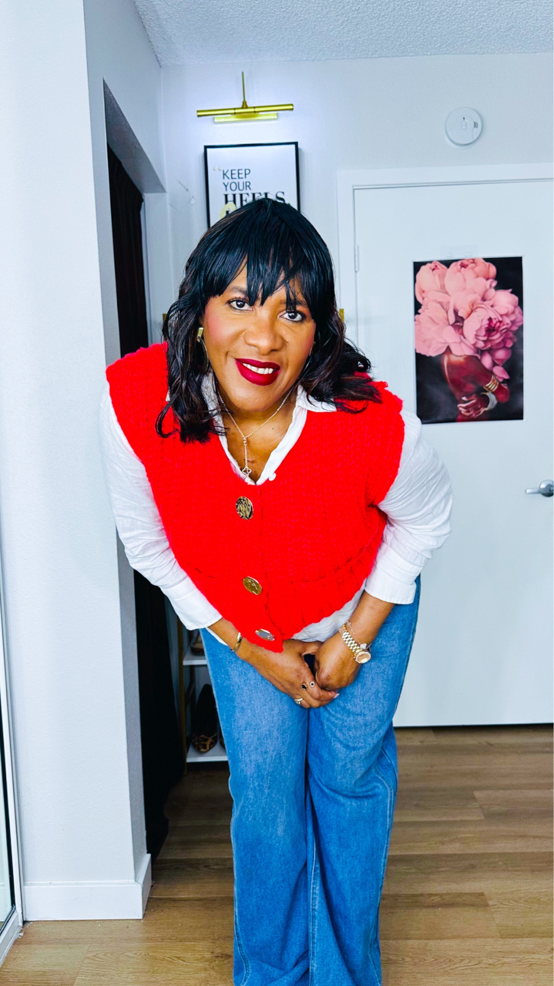 Chilly winter Days! But nice enough for sweater vest, denim and tennis shoes! 

#LTKootd #LTKTall #LTKgrwm