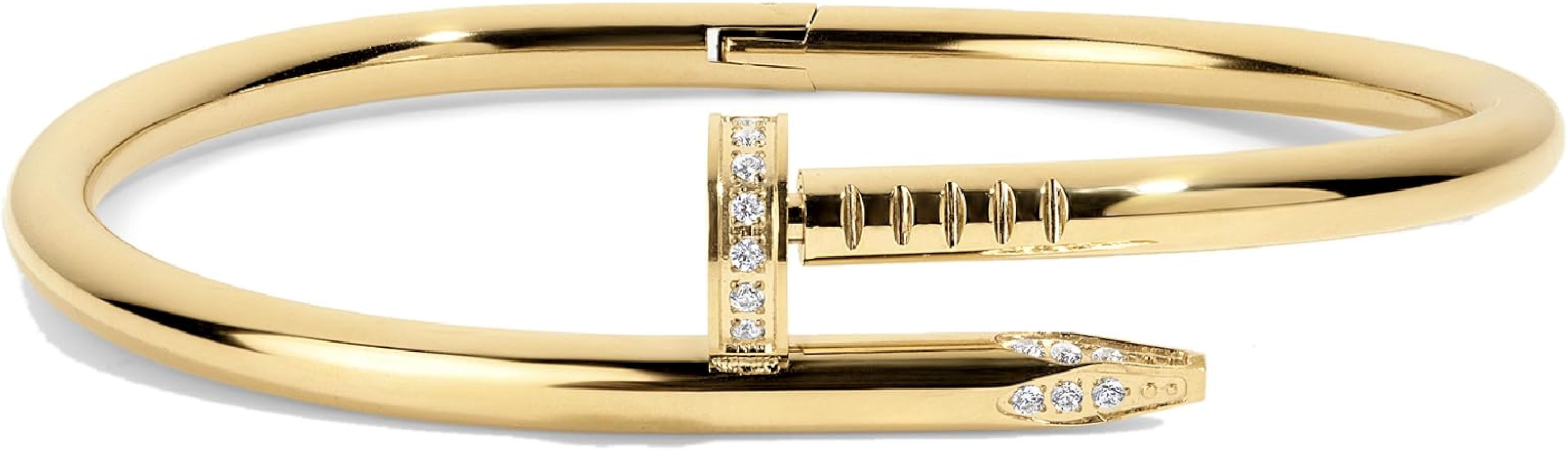 Nailed Bracelet in Gold by Electric Picks Jewelry | Amazon (US)