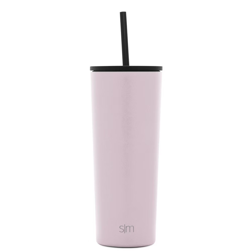 Simple Modern 24oz Insulated Stainless Steel Classic Tumbler with Straw - Pale Orchid | Target