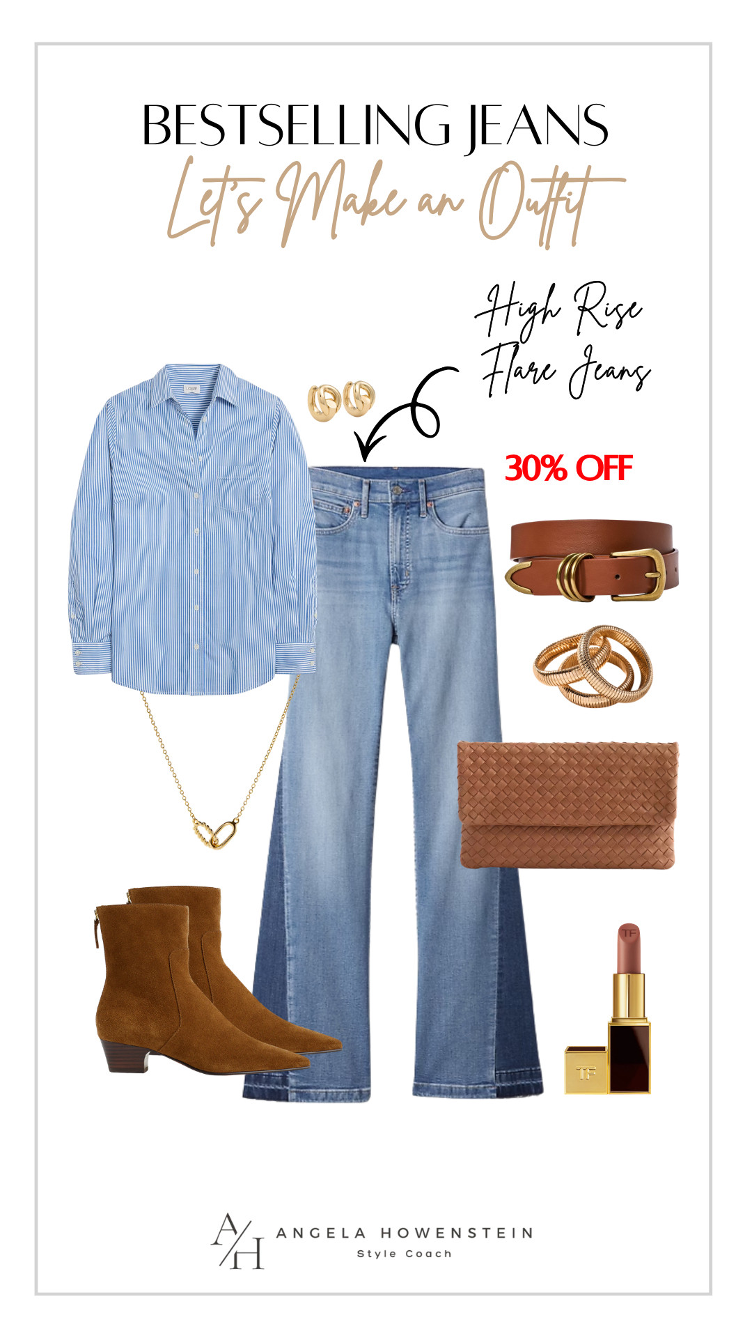 The high-rise flare that makes every outfit look better. A little retro, very flattering and ON SALE.  

 

#LTKootd #LTKOver40