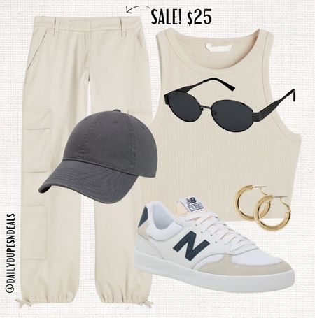 Cargo spring pants tank top crop sneakers baseball cap hat Amazon comfy basic sunglasses 

#LTKstyletip #LTKfindsunder50 #LTKover40