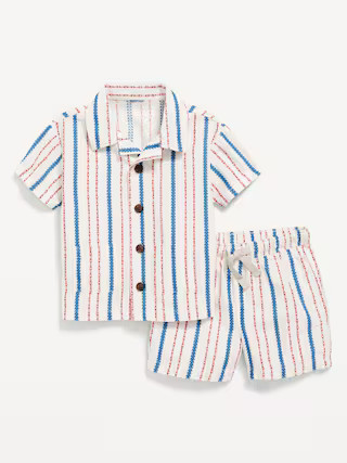 Printed Shirt and Shorts Set for Baby | Old Navy (US)