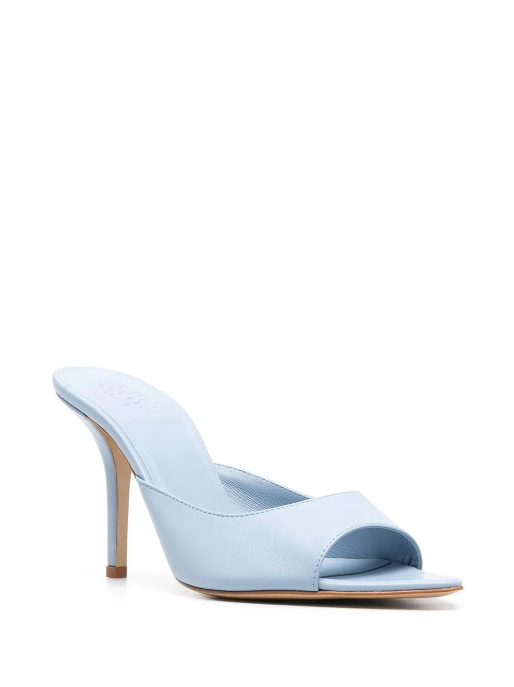GIABORGHINI Mules Perni 100 Mm En Cuir  | Bleu | FARFETCH FR | Farfetch Global