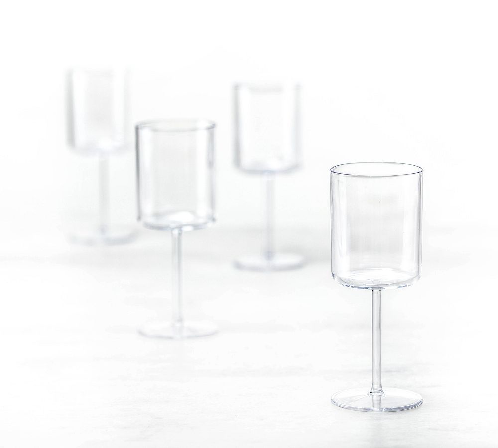 Urbo Outdoor White Wine Glasses - Set of 6 | Pottery Barn (US)