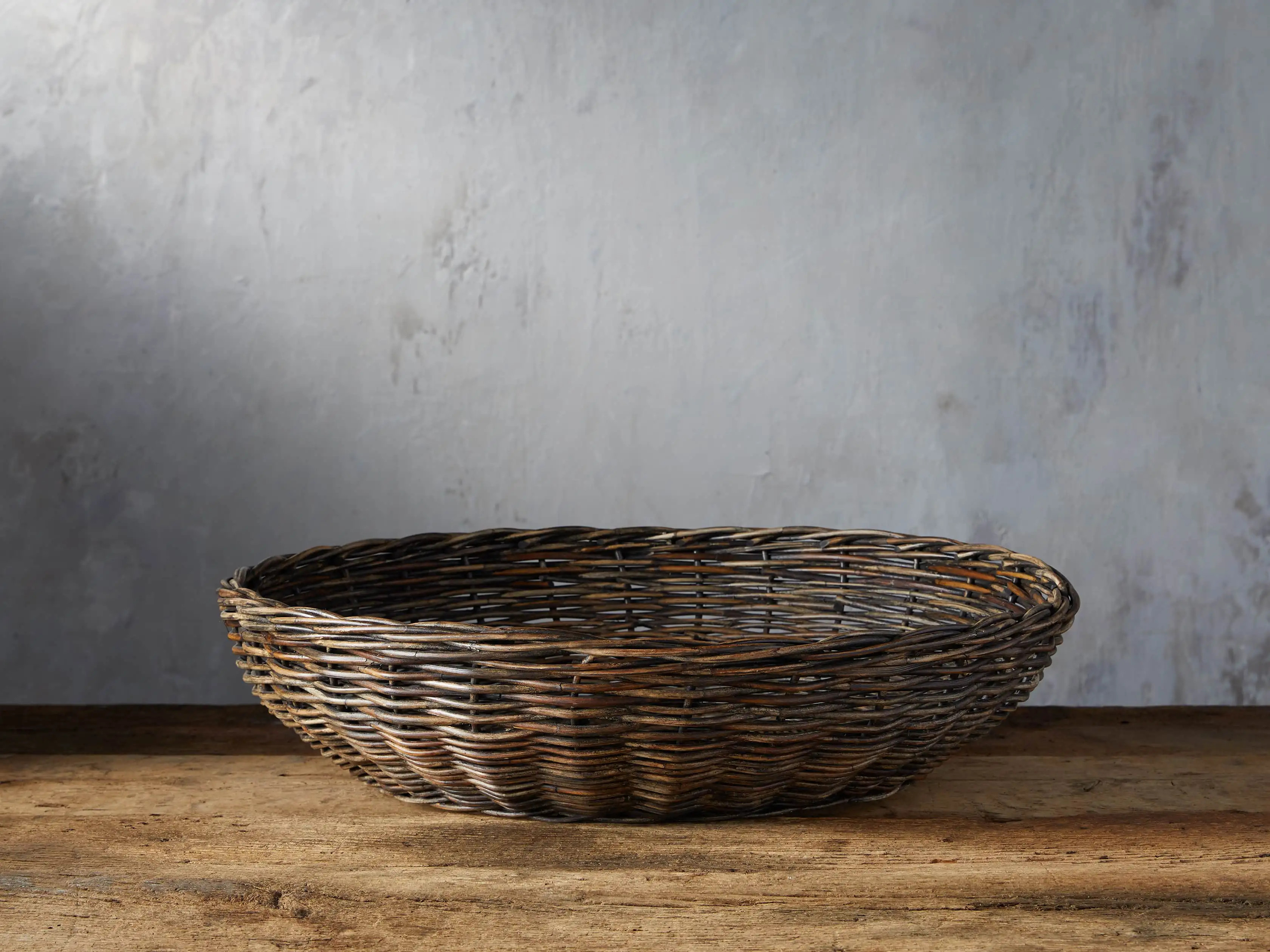Vintage Shallow Basket | Arhaus