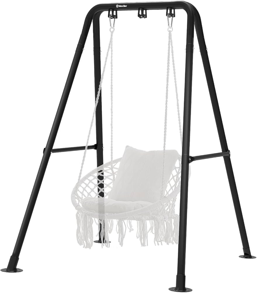 G TALECO GEAR Hammock Chair Stand,Heavy-Duty Steel 300LBS Multi-Use Hammock Stand for Outdoor Ind... | Amazon (US)