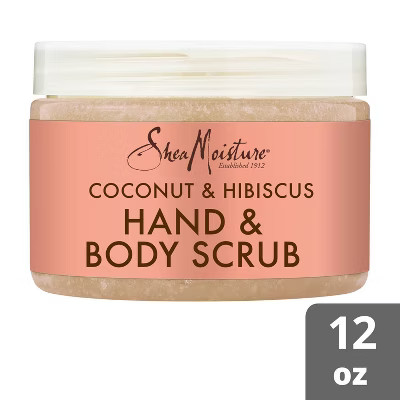 SheaMoisture Coconut & Hibiscus Illuminating Hand and Body Scrub - 12oz | Target