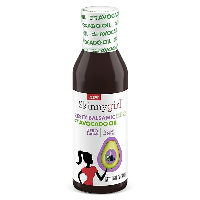 Skinnygirl Avocado Oil Salad Dressing, Zesty Balsamic, 11.5 Ounce | Amazon (US)
