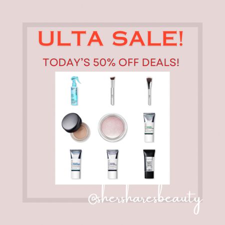 The best day of the Ulta Sale in my opinion is today! Lots of 50% off deals on Smashbox Primer, IT Cosmetics brushes, MAC Paint Poy, Eva NYC and more! 

#LTKSeasonal #LTKsalealert #LTKbeauty