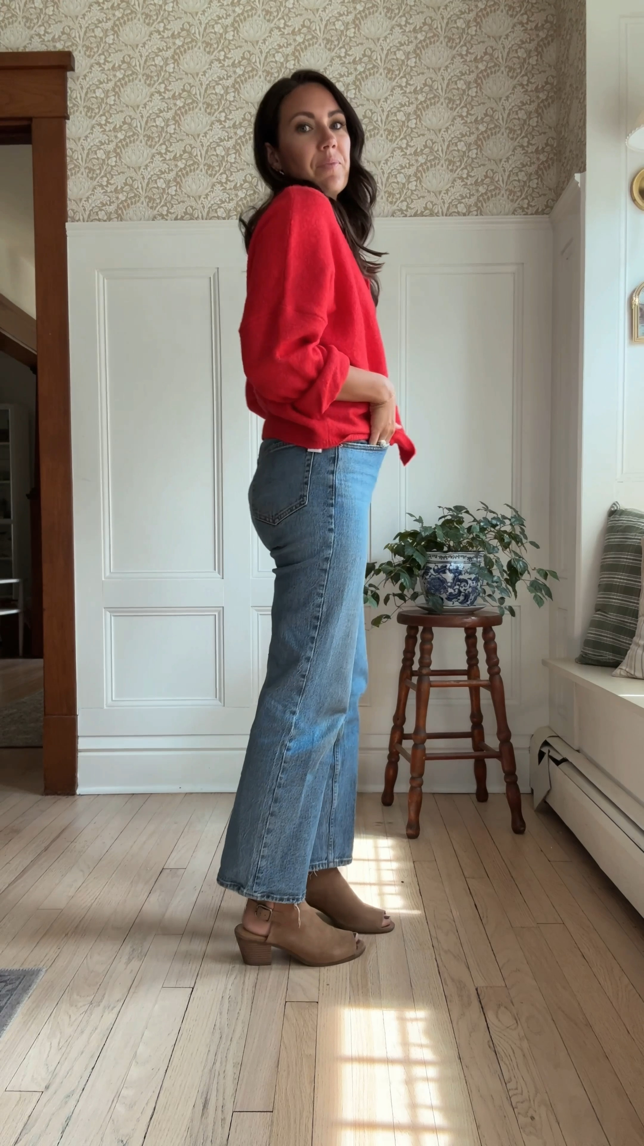 Casual outfit of the day featuring denim and jean favorite, lightweight sweater and shoe find for summer to fall outfit inspiration! Summer to fall style, fall
Fashion, outfit, jeans, denim



#LTKStyleTip #LTKSeasonal