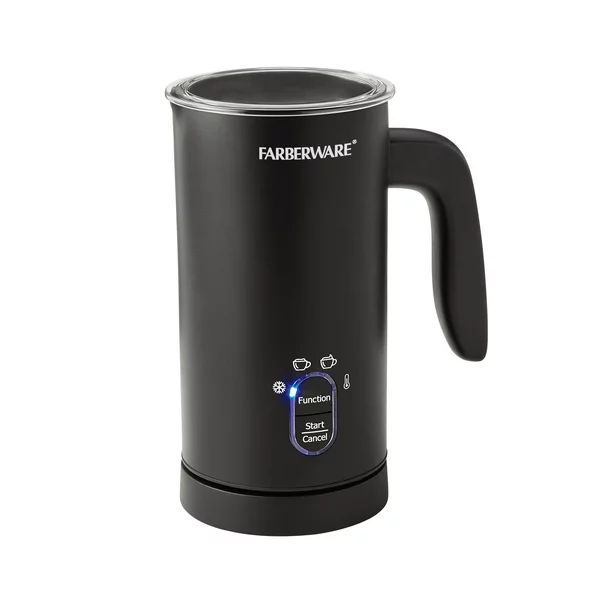 4 in 1 Farberware Electric Milk Frother, 10 Oz/300ml, black Automatic Foam Maker For Coffee, 120V... | Walmart (US)