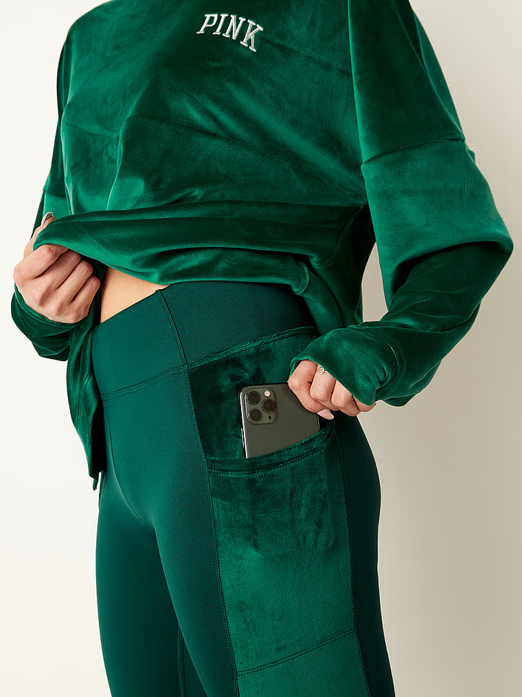 Varsity High Waist Winter Legging in Full Length - PINK | Victoria's Secret (US / CA )