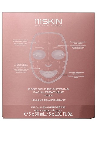 111Skin Rose Gold Brightening Facial Treatment Mask 5 Pack in Beauty: NA. | Revolve Clothing (Global)