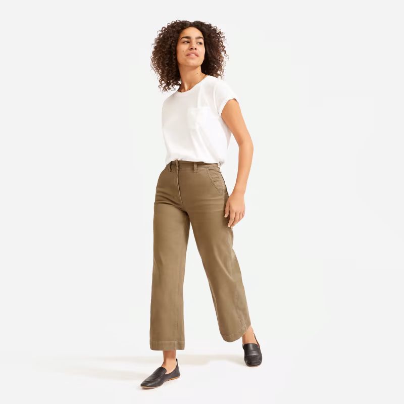 The Wide-Leg Crop Pant | Everlane