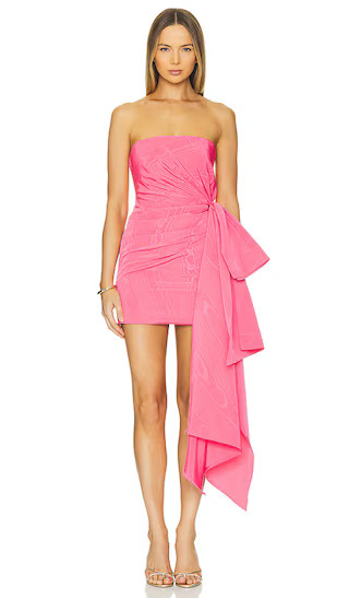 Alanis Mini Dress in Candy Pink | Revolve Clothing (Global)