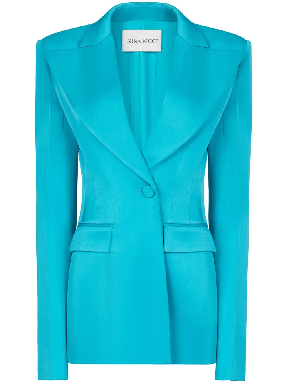 Nina Ricci Cady single-buttoned Blazer - Farfetch | Farfetch Global
