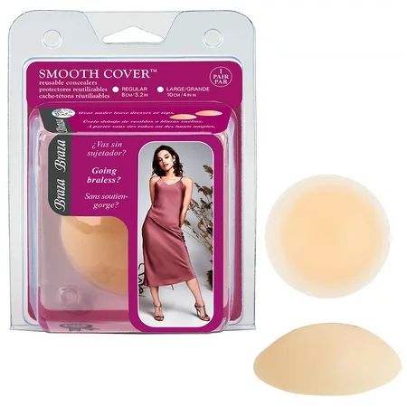 Smooth Cover Reusable Adhesive Nipple Concealers - Large | Walmart (US)