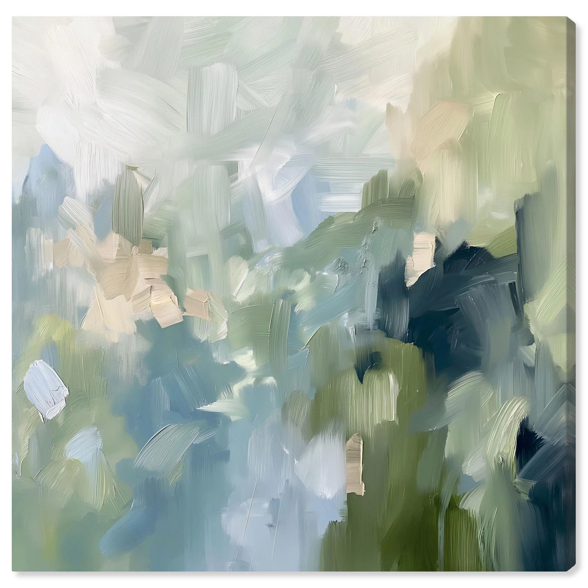Minted Brush Canvas Minimal Abstracts by Art Remedy | Wayfair North America